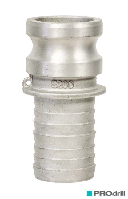 Camlock Male Hose Shank Adapter - Aluminium